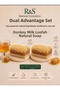 Pumpkin Fiber Donkey Milk Honey Natural Soap 2-Pack Advantage Package