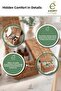 39X23X25 cm Wicker Basket Multi-Purpose Decorative Storage Basket Rattan Look Organizer Basket Bathroom - 2