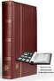 Comfort Pul Defteri A4, 32 Sheets, 64 Pages, Black Background, Padded Cover, Burgundy