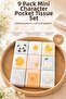 9 Pack Mini Character Pocket Tissue Set Colorful Patterned Soft Hygienic - 2