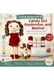 Crochet Amigurumi Kit - Candy Girl September and Nut Dog Set 24 cm & 10 cm - Amigurumi Making Kit with Video Instructions
