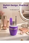 Preminium Purple Manicure Pedicure Set Portable Personal Care Kit