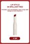 Satin Finish Moisturizing Red Lipstick |   Lip Stylo - 06 Brilliant Red