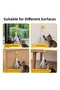 2 Meters Elastic String Self-Adhesive Cat Fishing Rod Toy with Feathers and Rattles - 7
