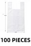 100 Pieces of 45X75 cm Thick Durable White Bags, Goods Transport Bags, Large 45X75Cm Bags, Not Suitable for Contact with Food! ! !