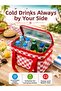 Aluminum Foil Inner Surface Thermos Bag Camping Beach Grocery and Picnic Bag -