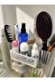 Modular Interlocking Honeycomb Bathroom Organizer Adhesive Organizer Shelf Set - 7