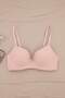 Pink Micro Striped Accessory Detailed Covered T-Shirt Bra Knitted Bra Thmss26Su00016 - 5