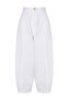 Beyaz Funnel Neck Ceket Barrel Pantolon Ceket Pantolon Alt - Üst Takım TWOSS26AU00232 - 8