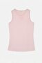 Pink Stone Embroidered Ribbed Knit Knitted Large Size Undershirt Tbbss26Cv00020 - 4