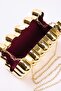 Altın Kadın Portföy & Clutch Çanta TAKSS26PY00020 - 5