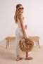 Ecru Tricot Openwork Maxi Tassel Detailed Beach Dress Tbess26Le00023 - 4