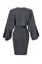 Antrasit Mini Triko Bolero-Elbise Takım TWOAW25EL00056 - 7