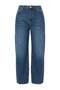 Premium Koyu Mavi DÖKÜMLÜ Yüksek Bel Barrel Jeans TWOAW27JE00089 - 7