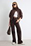 Kahverengi Yüksek Bel Wide Leg Jeans TWOAW26JE00084