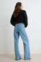 Mavi Taş Detaylı Yüksek Bel Wide Leg Jeans TWOAW27JE00124 - 4