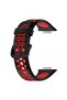 ®   Huawei Watch Fit 2 Sport Perforated Strap - Black-Red - 2