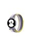 ®   Samsung Galaxy Watch 4 Woven Hook and Loop Strap - Gray-White - 2
