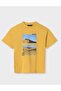 Nukutavake boys' desert print short sleeve t-shirt, ages 10-16, yellow - 2