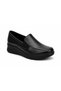 Women's Comfort Shoes Genuine Leather Patent Leather-Black - 3
