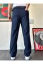 Pile Detailed Fabric Baggy Trousers - 4