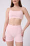 Women's Backless Sports Bustier & High Waist Gathering Shorts Leggings Set - 7