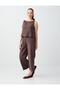 Bitter Brown Loose Woven Pants - 2