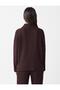 Bitter Brown V-Neck Long Sleeve Button Detailed Knitted Cardigan - 6