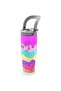 Ice Cream Patterned Thermos with Straw and Direct Drinking Steel Thermos 900 ml 38741 - 4