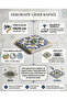 Printed Stone Bathroom Kitchen Sink Balcony Drain Cover Insect Preventer10X10X1Cm Anti-Bad Odor - 2