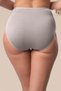 High Waist Women's Panties Mink Anthracite Gray 3 Pieces - 5