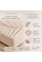 100% Cotton Single Fitted Sheet Set Cotton 100X200Cm Buttoned Pillowcase (50X70Cm1Piece) - 2