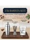 Cocktail Set of 3 |   Stainless Steel 350 ml Shaker |   15/30 ml Steel Jigger |   Glass Measuring Cup - 2