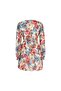 Women's Floral Print Chiffon Mini Dress – Roseline Fit, Cotton Lining, Breathable Woven - 6