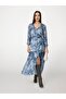 Long printed Georgette dress
