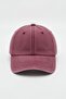 Unisex Burgundy Washed Denim Baseball Cap |   Adjustable Outdoor Sports Cap