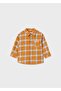 Baby Checkered Shirt Orange