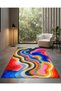 Sdt Modern Rainbow Wavy Woven Base Decorative Carpet Sdt612 - 4