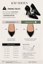 Women's Beige Patent Leather Stiletto Thin Heeled Pointed Toe Stylish Classic Shoes - 4