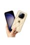 Xiaomi Redmi Note 14 Pro Plus 5g Compatible Case Zebana Camellia Leather Case Beige - 3