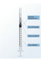 100pack of 1ml 27G Luer Slip 1/2 Clear Measuring Tool for Liquid Applicator - 5