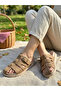 Women's Mink Suede Closed-Front Airy Sandals - Anatomical Comfort - 3