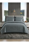 6-Pcs Geometric Duvet Cover Set, King Size 220x240 cm, Brushed Microfiber Fabric(Without Filler)