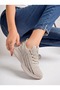 Beige Unisex Lightweight Knitwear Sneaker Orthopedic Shoes-015 - 5