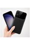 Xiaomi Redmi 12 Compatible Case Zebana Lens Leather Case Black - 3