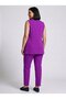 Plus Size Women's Black Casual -Office Combination |   Elegance and Comfort Together - 7
