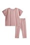 Stone Embellished Corduroy Leggings Set 2-7 Years Powder Pink - 3