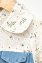Girls' 1-4 Years Old Flower-Patterned Denim Dress - 4