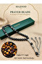 33 Real Flame Stone Prayer Beads/Tasbih/10mm | hand-held | Tasbeeh counter | Ramadan gift
