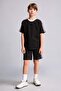 100% Cotton Oversized Crew Neck Pique Short Sleeve T-Shirt for Boys H4288A826Hs - 2